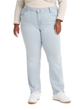 NEW Levi's 724 PLUS Size Light Blue Straight Leg Jeans